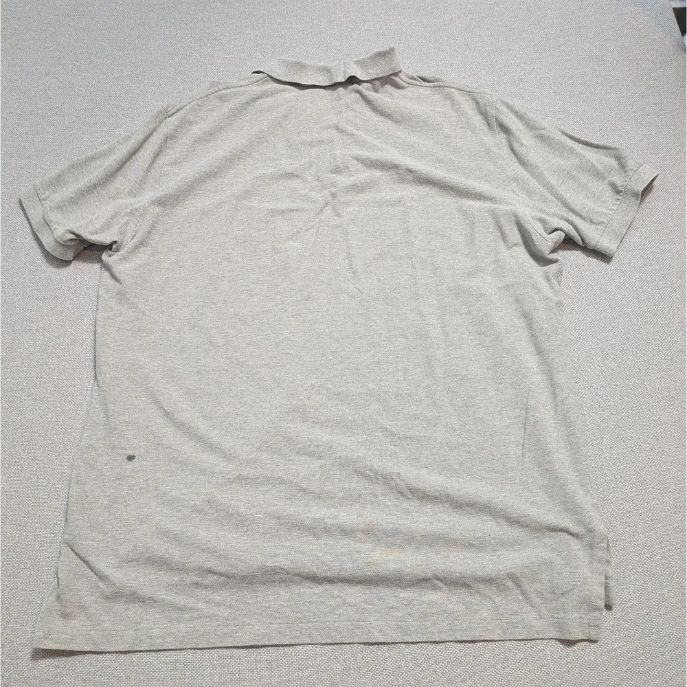Polo Ralph Lauren Men's Polo Shirt Gray XXL Cotton Pique Short Sleeve Top Pony